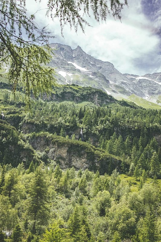 View of the Hoher Sonnblick, Rauris, Pinzgau, Salzburg, Austria
