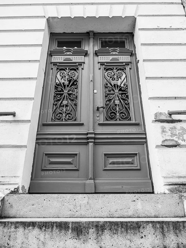 House entrance door, Mecklenburg-Western Pomerania, Germany