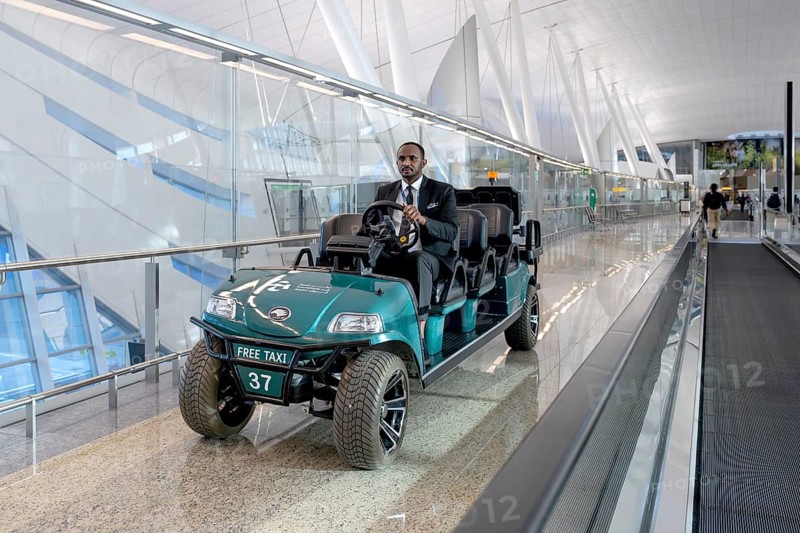 Airport chauffeur service for passengers, Abu Dhabi, United Arab Emirates