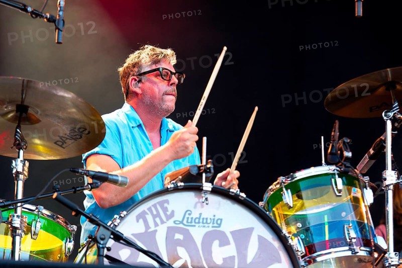 Patrick Carney, drummer, from THE BLACK KEYS live at the Zitadelle Spandau on 01.07.2025