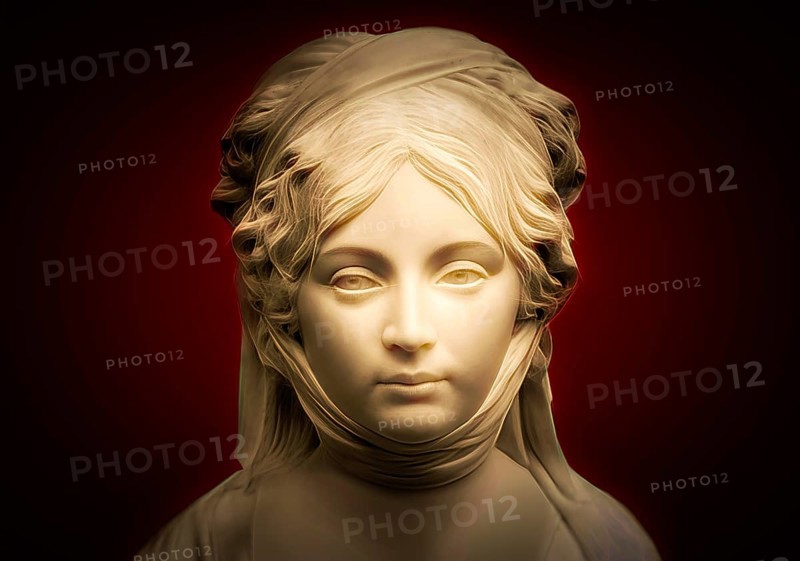 Louise of Mecklenburg-Strelitz, Luise Herzogin zu Mecklenburg - Strelitz, Luise Auguste Wilhelmine Amalie Herzogin zu Mecklenburg, Königin Luise, 1776 – 1810, Queen of Prussia as the wife of King Frederick William III, digitally edited after a bust by Johann Gottfried Schadow
