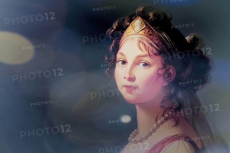 Louise of Mecklenburg-Strelitz, Luise Herzogin zu Mecklenburg - Strelitz, Luise Auguste Wilhelmine Amalie Herzogin zu Mecklenburg, Königin Luise, 1776 – 1810, Queen of Prussia as the wife of King Frederick William III, digitally edited after a painting by Élisabeth Louise Vigée Le Brun