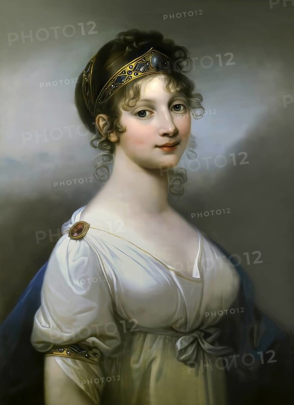 Louise of Mecklenburg-Strelitz, Luise Herzogin zu Mecklenburg - Strelitz, Luise Auguste Wilhelmine Amalie Herzogin zu Mecklenburg, Königin Luise, 1776 – 1810, Queen of Prussia, digitally edited after a painting by Josef Mathias Grassi