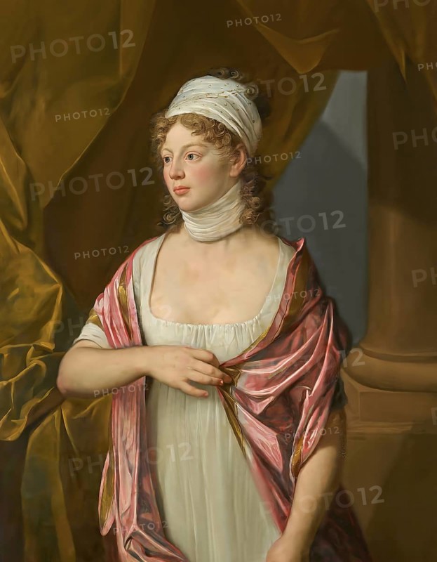Louise of Mecklenburg-Strelitz, Luise Herzogin zu Mecklenburg - Strelitz, Luise Auguste Wilhelmine Amalie Herzogin zu Mecklenburg, Königin Luise, 1776 – 1810, Queen of Prussia, digitally edited after a painting by Wilhelm Böttner