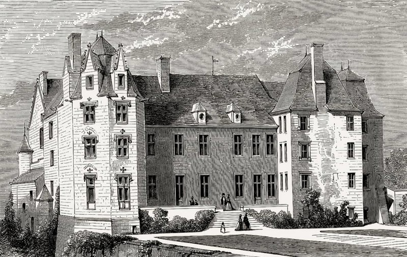 Le château du Buron, Pays de la Loire, Département Loire-Atlantique, Commune Vigneux-de-Bretagne, former residence of Marie de Rabutin-Chantal, marquise de Sévigné, also known as Madame de Sévigné or Mme de Sévigné