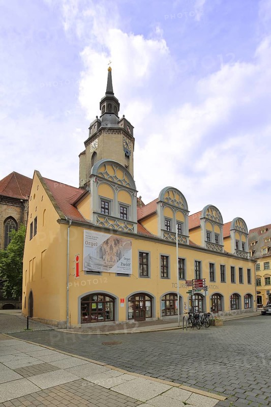 Renaissance Rathaus am Markt, Saale, Naumburg, Saxony-Anhalt, Germany