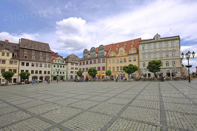 Häuser am Markt, Saale, Naumburg, Saxony-Anhalt, Germany