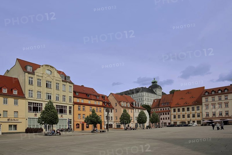 Market square, Weißenfels, Saxony-Anhalt, Germany