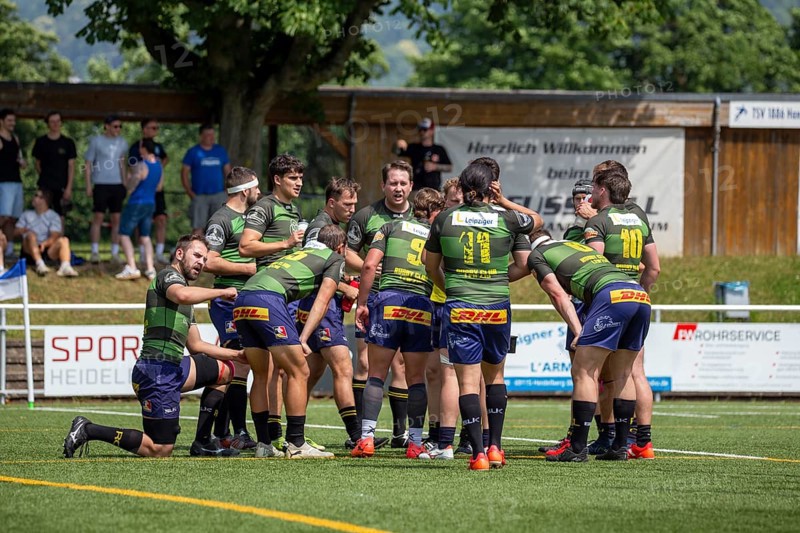 Rugby 1st Bundesliga South/West, season 2024/25, final phase quarter-final: TSV Handschuhsheim against RC Leipzig***Picture: The team from Leipzig