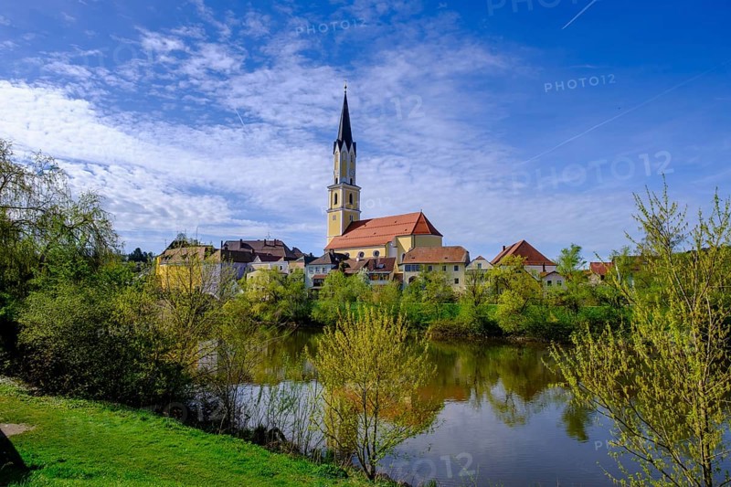 Parish Church of St John the Baptist, Vils, Vilshofen an der Donau, Lower Bavaria, Bavaria, Germany