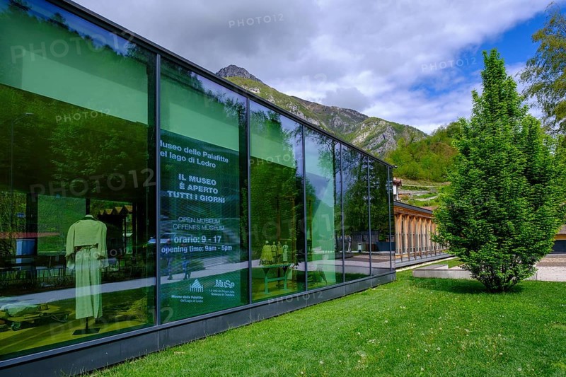 Museo di Palafitte, Pile Dwelling Museum, Lake Ledro, Lago di Ledro, Trentino, Italy