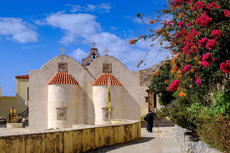 New Preveli Monastery, Preveli Monastery, near Plakias, Crete, Greece