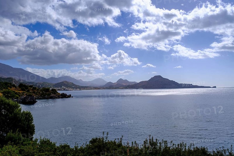 Bay of Plakias on the Libyan Sea, south coast, Crete, Greece