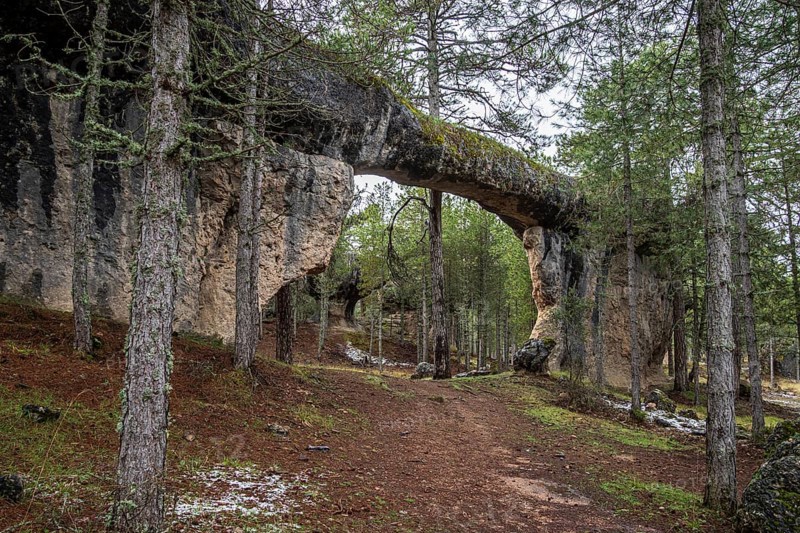 Ciudad encantada, area of rock formations, nature reserve, Cuenca region, Spain