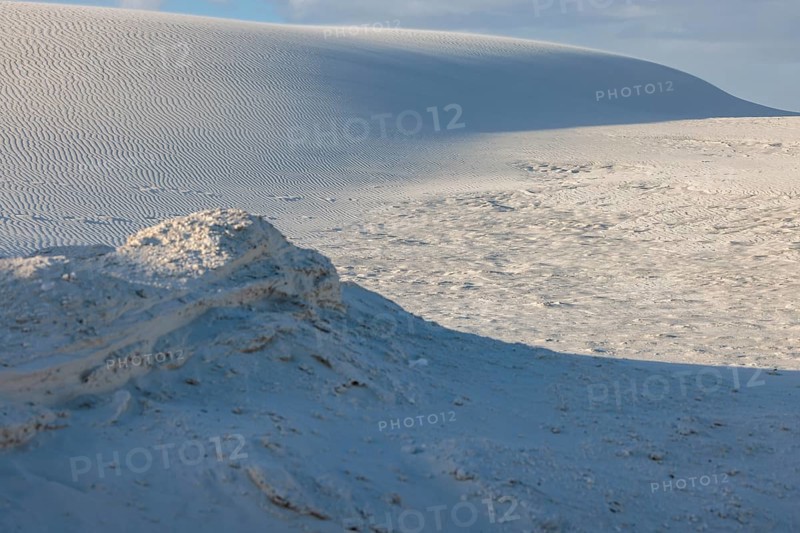 Sand dunes at White Sands National Park in Alamogordo, New Mexico, USA