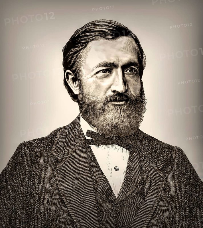 Johann Philipp Reis, 1834 – 1874, German scientist and inventor, digital edited