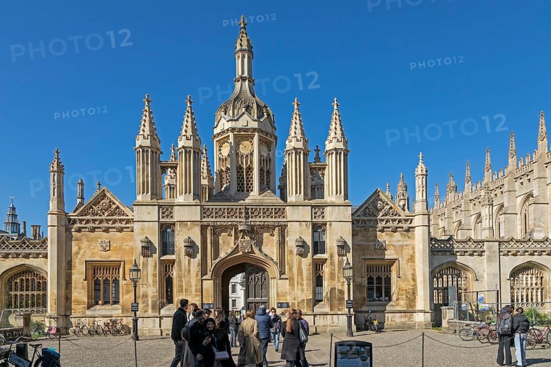 Gatehouse, Kings's College, Cambridge, England, Great Britain