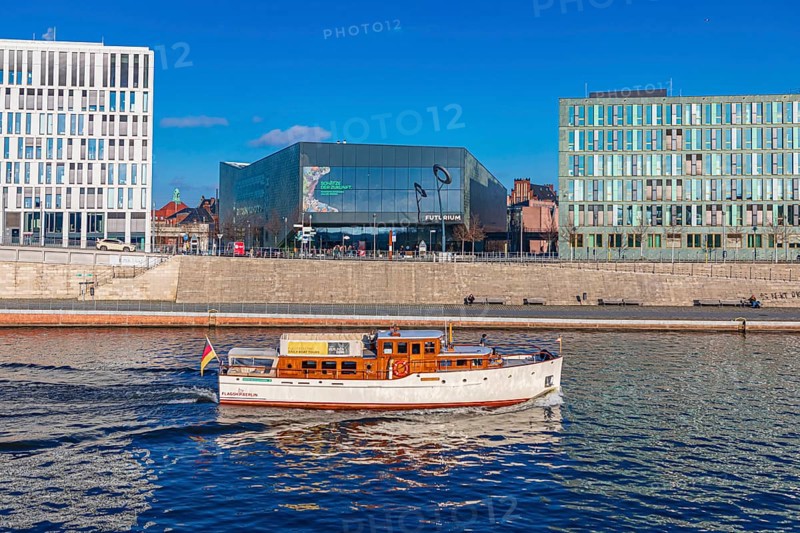 Spreebogen and Futurium building in Berlin, Germany