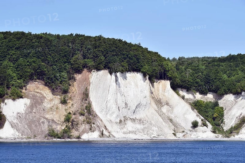 Chalk coast at Jasmund National Park on Rügen, Mecklenburg-Western Pomerania, Germany