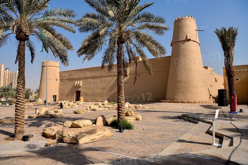 Al Masmak Fort, historic fortress from 1865, Riyadh, Saudi Arabia