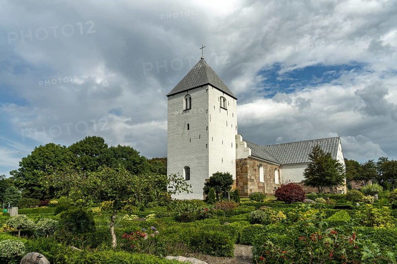 Selde Church in Selde, Roslev, Skive, Denmark