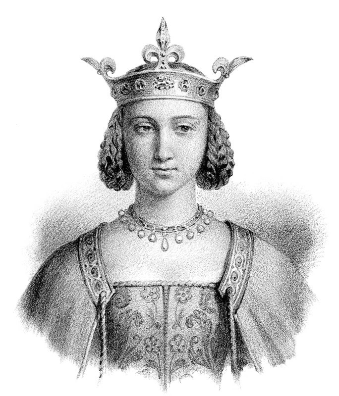 Isabeau de Bavière, Isabelle of Bavaria, Elisabeth von Bayern, 1370-1435, Queen of France as wife to King Charles VI