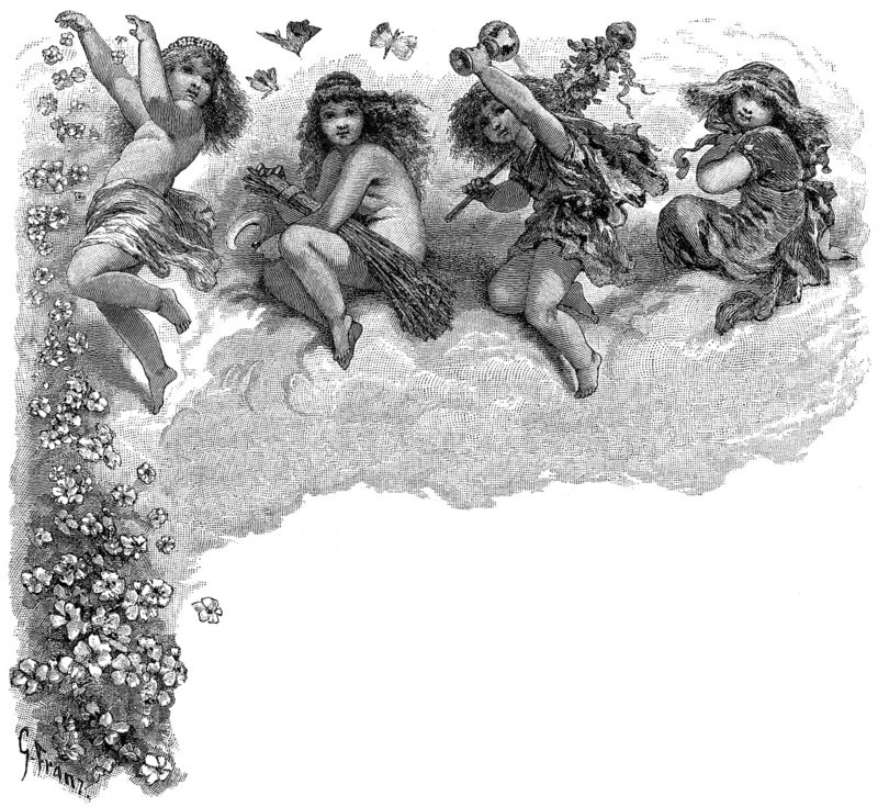Die vier Jahreszeiten, The four seasons, a poem Johann Wolfgang von Goethe