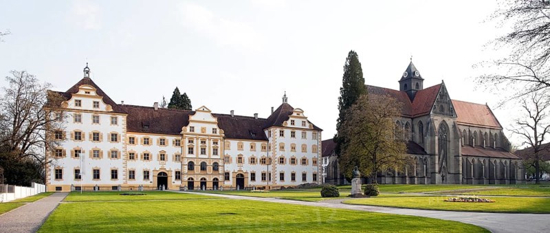 Salem Castle with Church Panorama Germany