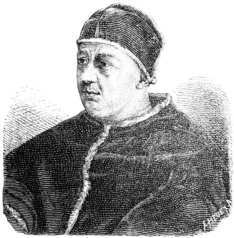Roman Catholic Pope Leo X (1475-1521), after Raphael, born Medici, portrait, Vatican, historical illustration 1883