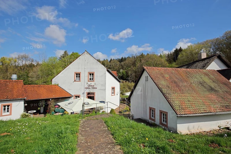 Country inn, Johann-Adams-Mühle, building, Theley, Tholey, Saarland, Germany