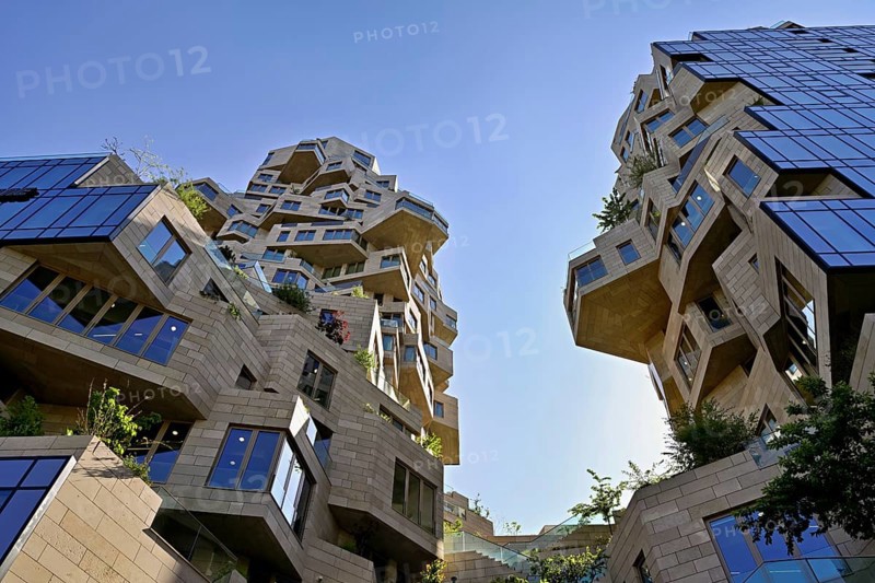 High-rise building The Valley, architects MVRDV, Zuidas financial district, Amsterdam, North Holland, Netherlands, Holland