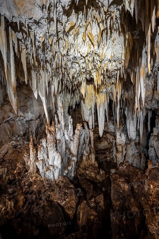 Stalactite cave, Terciopelo Cave, Barra Honda National Park, Costa Rica