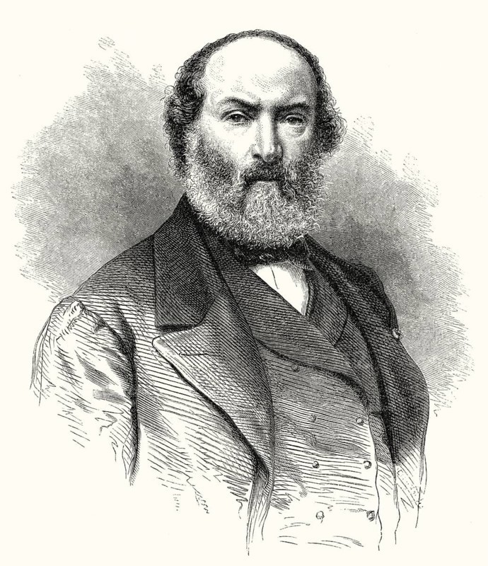 Étienne Pierre Théodore Rousseau, 1812 – 1867, a French painter of the Barbizon school