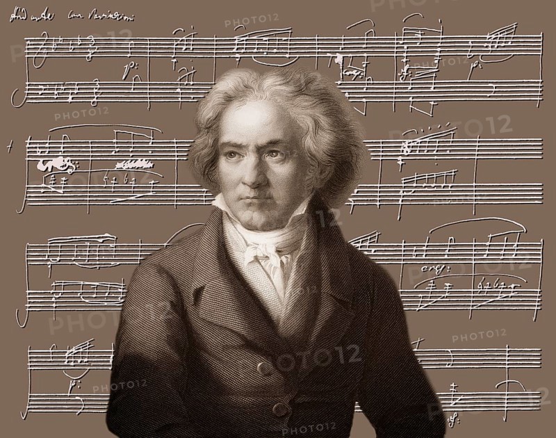 Handwritten Piano Sonata No. 12 in A? major, Op. 26, Ludwig van Beethoven, 1770 -1827, German composer
