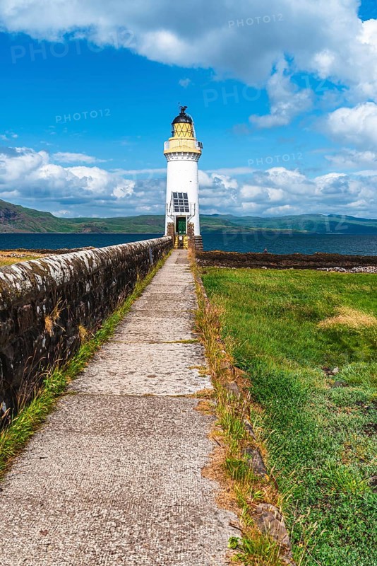 Rubha nan Gall, Tobermory Lighthouse, Tobermory, Isle of Mull, Scotland, UK