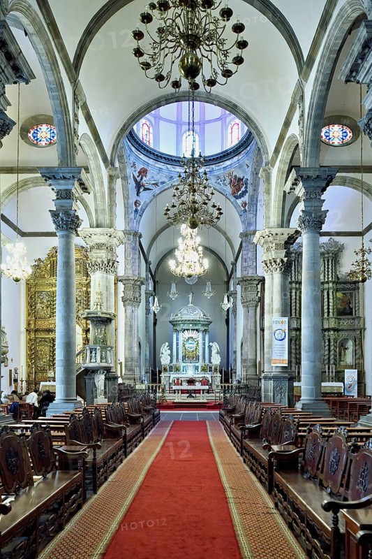 Interior view of the Catholic Church, Nuestra Señora de la Concepción, La Orotava, North Tenerife, Canary Islands, Spain