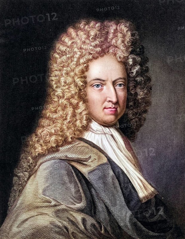 Daniel Defoe (1661?-1731) English author, satirist and adventurer. Known today for his novels Robinson Crusoe (1719), Journal of the Plague Year (1722) and Moll Flanders (1722), Engraving from The Gallery of Portraits Vol. VII by Charles Knight (London, 1837), Historical, digitally restored reproduction from a 19th century original, Record date not stated