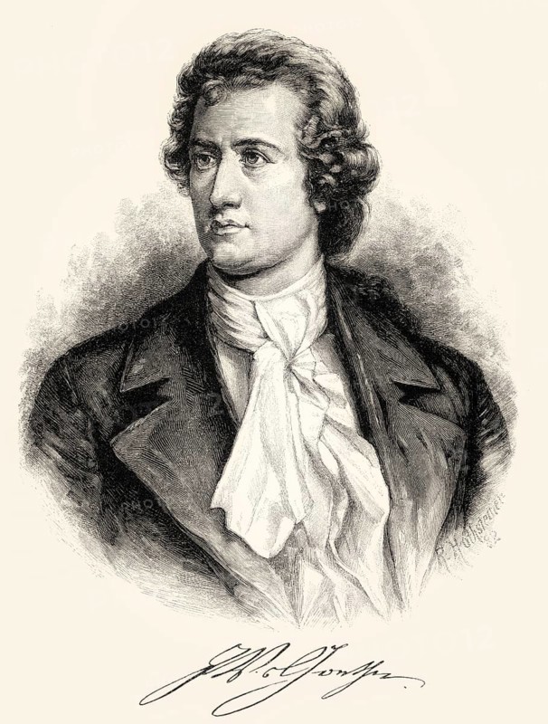 Johann Wolfgang von Goethe, 1749-1832, German poet