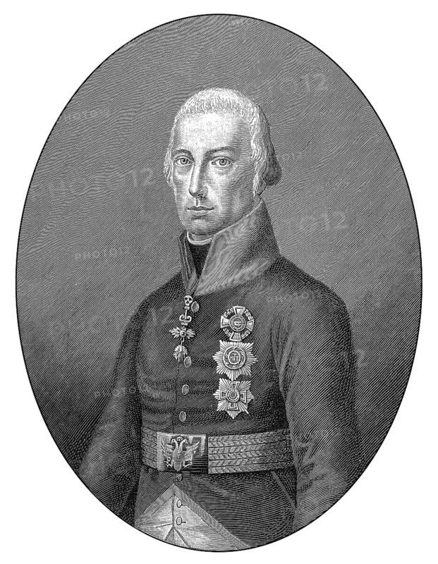 Francis II, 1768 - 1835, the last Holy Roman Emperor, as Francis I Franz I. Emperor of Austria, Franz II. bzw. Franz I. Joseph Karl, 1768 - 1835, der letzte Kaiser des Heiligen Römischen Reiches Deutscher Nation und als Franz I. erster Kaiser von Österreich