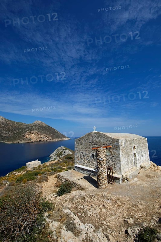 Church of Agios Nikolaos on the Laconian Gulf, Porto Kagio, Laconia, Peloponnese, Greece