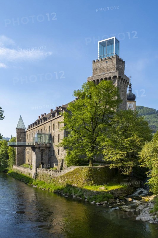 Keep, Rothschild Castle, Rothschild Palace, Five Elements Museum, Waidhofen an der Ybbs, Mostviertel, Lower Austria, Austria