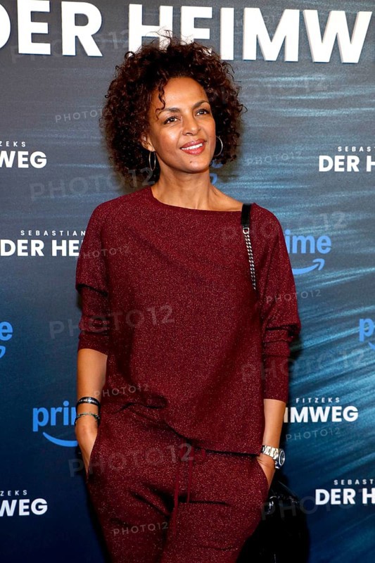 Dennenesch Zoudé at the premiere of FITZEKS DER HEIMWEG at the Delphi Filmpalast in Berlin on 14 January 2025