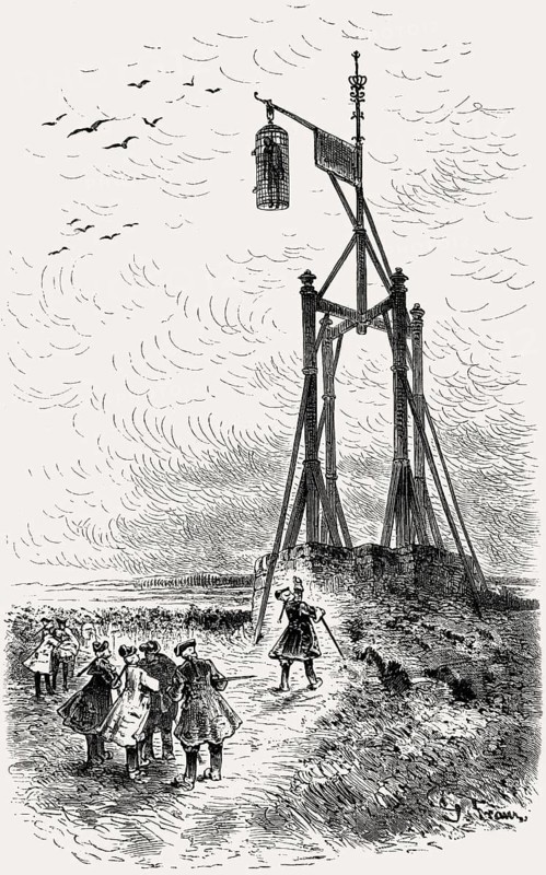 Joseph Süß Oppenheimer's execution on February 4, 1738