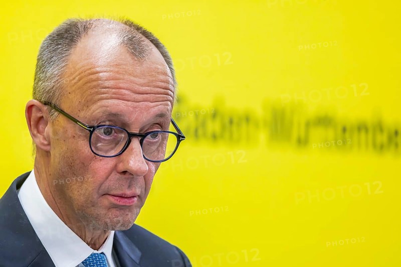 Federal Chancellor Friedrich Merz (CDU) . portrait. Annual event on the BW Automotive Industry Strategy Dialogue (SDA) in Stuttgart. Automotive industry conference. Stuttgart, Baden-Württemberg, Germany