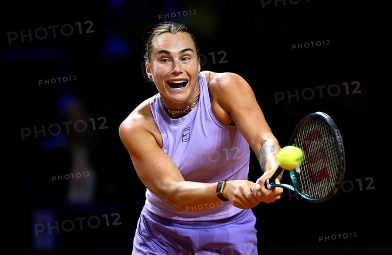 Aryna Sabalenka BLR, action, women's tennis Porsche Cup, Grand Prix, GP, Stuttgart 2025, Porsche Arena, Stuttgart, Baden-Württemberg, Germany
