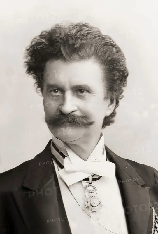 Johann Baptist Strauss II, 1825 – 1899, also known as Johann Strauss Jr., Austrian composer and violinist, 1890, digitally edited