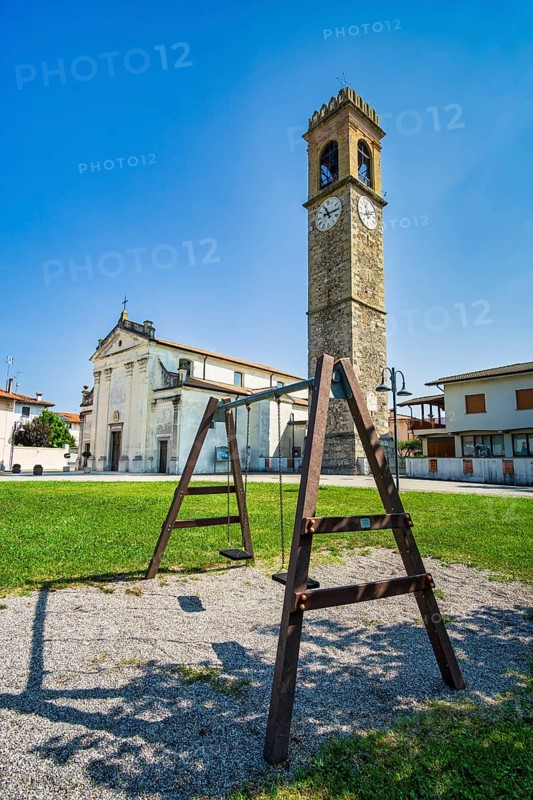 Church in Cisterna, Coseano, Friuli-Venezia Giulia, Italy