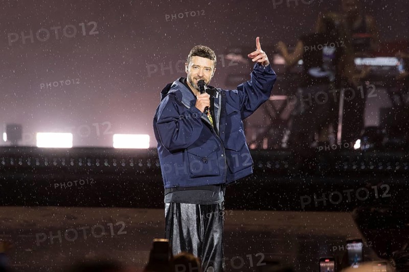 Justin Timberlake at the Lollapalooza Festival in the Olympiastadion and on the Maifeld, Berlin, 12/07/2025