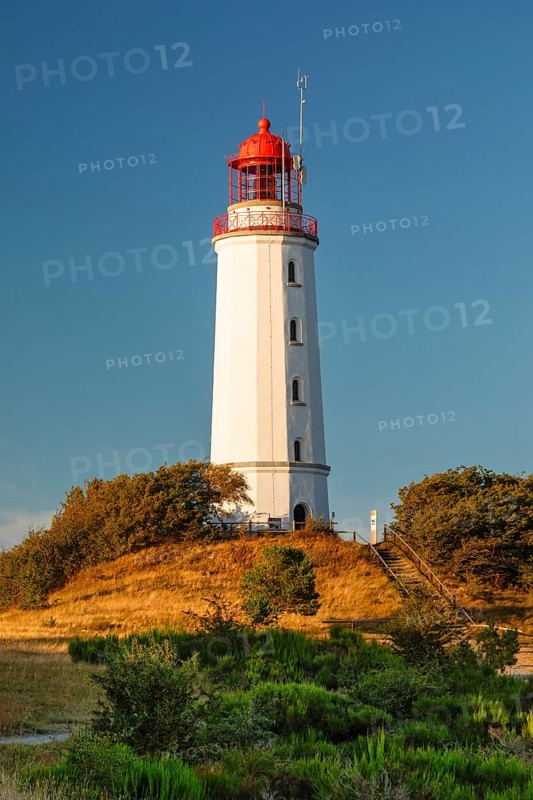 Dornbusch lighthouse, Hiddensee island, Rügen, Pomerania, Mecklenburg-Western Pomerania, Germany, Hiddensee, Mecklenburg-Western Pomerania, Germany