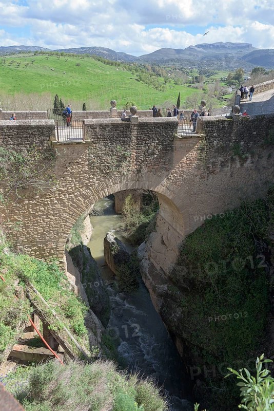 Puente Viejo, Old Bridge, Ronda, Malaga, Spain
